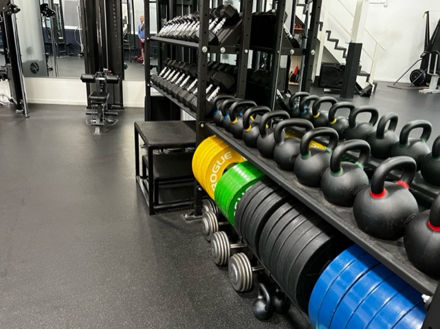 WeHo Sweat dumbbells